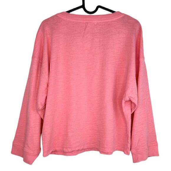 Nation LTD Evereve 2024 Alix Oversized Henley Top in Babydoll Size Small - Picture 4 of 9